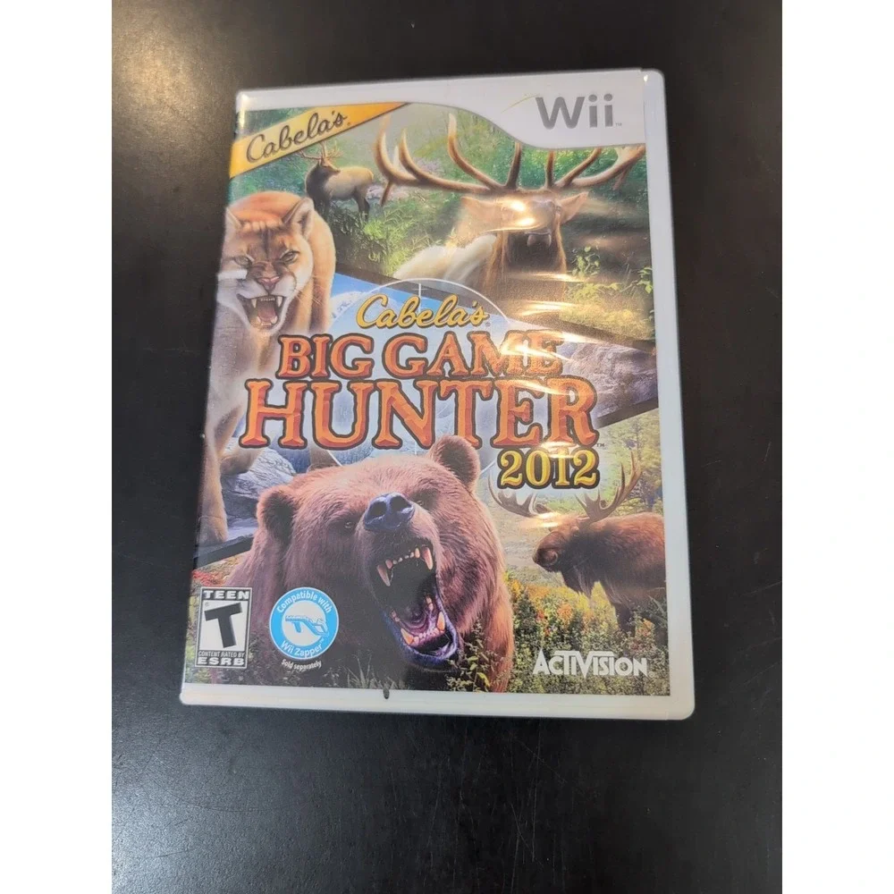 Cabela's Big Game Hunter 2012 Nintendo Wii Complete With Manual